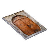 Old Wood Door Notebook Notizblock (Rechte Seite)