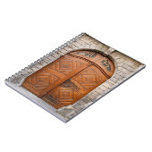 Old Wood Door Notebook Notizblock (Linke Seite)