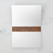 Old Wood Grain Danke für die Interview Card (Innenseite)