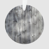 Old Wood Planks Ornament (Vorderseite)