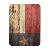 Old Wood Texas Flag Magnet (Vertikal)