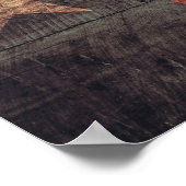 Old Wood Texas Flag Poster (Ecke)