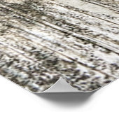 Old Wood Top Acoustic Guitar Poster (Ecke)