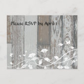 Old Wood UAWG Einladungspostkarte (Vorderseite)