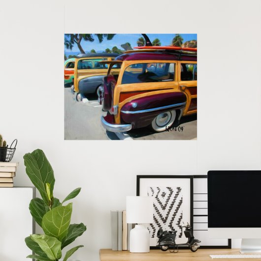 Old Woodies Poster (Heimbüro)