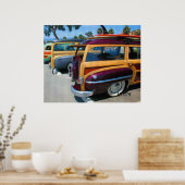 Old Woodies Poster (Küche)