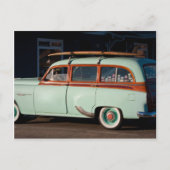 Old Woody Pontiac Postkarte (Vorderseite)