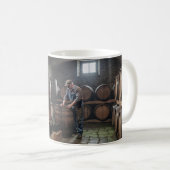 Old World Barrel Cellar Brauer Szene Tasse (VorderseiteRechts)