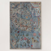 Old World Carta Marina Karte Puzzle (Vertikal)