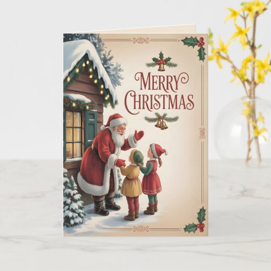 Old World Christmas Christmas 4 Karte (Gelbe Blume)