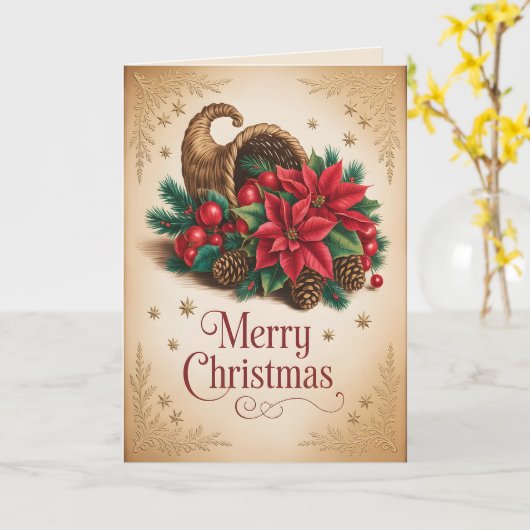 Old World Christmas Christmas 5 Karte (Gelbe Blume)