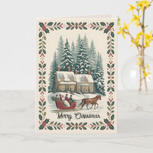 Old World Christmas Christmas 6 Karte (Gelbe Blume)