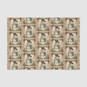 Old World Christmas Snowman Seidenpapier (Vorderseite)