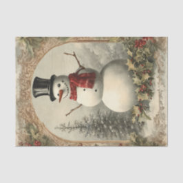 Old World Christmas Snowman Seidenpapier