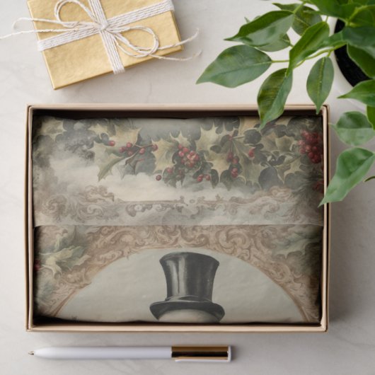 Old World Christmas Snowman Seidenpapier (Geschenk)