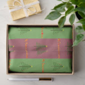 Old World Christmas Tree Muster Evergreen Seidenpapier (Geschenk)