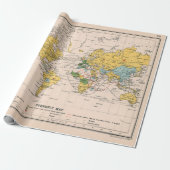 Old World Currency Map (1907) Geschenkpapier (Ungerollt)