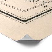 Old World Currency Map (1907) Poster (Ecke)