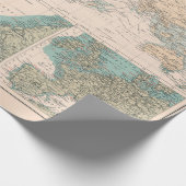 Old World Fisheries Map (1907) Geschenkpapier (Ecke)