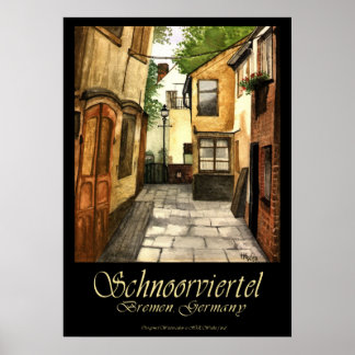 Old World Gefühl Poster