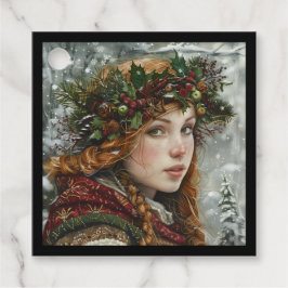 Old World Lady Geschenkanhänger