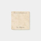 Old World Map Add Name 3x3 Post-it Klebezettel (Vorderseite)