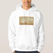 Old World Map Hoodie (Vorderseite)