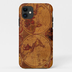 Old World Map iPhone Case