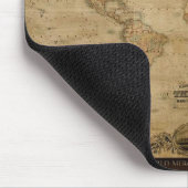 Old World Map Klasse Geschenkdesign Mousepad (Ecke)