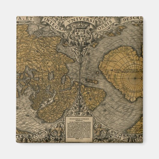 Old World Map Magnet (Vorne)
