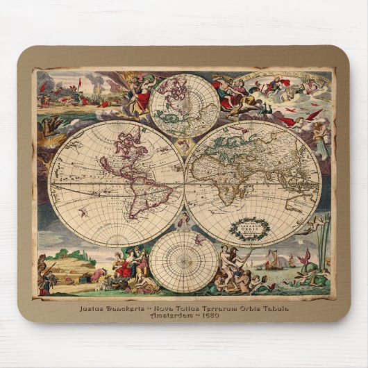 Old World Map Mousepad (Vorne)