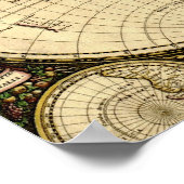Old World Map Poster (Ecke)