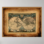 Old World Map Poster (Vorne)
