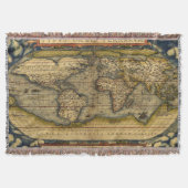Old World Map Rugs Decke (Vorderseite)