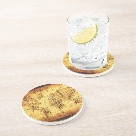 Old World Map Untersetzer (Seite)