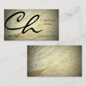 Old World Marmor Business Cards Visitenkarte (Vorne/Hinten)