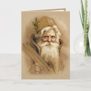 Old World Santa 2 Feiertagskarte