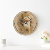 Old World Santa 2 Große Wanduhr (Zuhause)