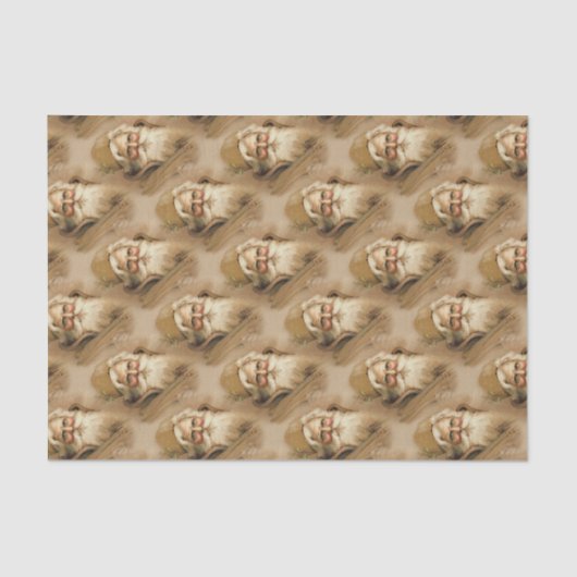 Old World Santa Claus - Gewebepapier Seidenpapier (Vorderseite)