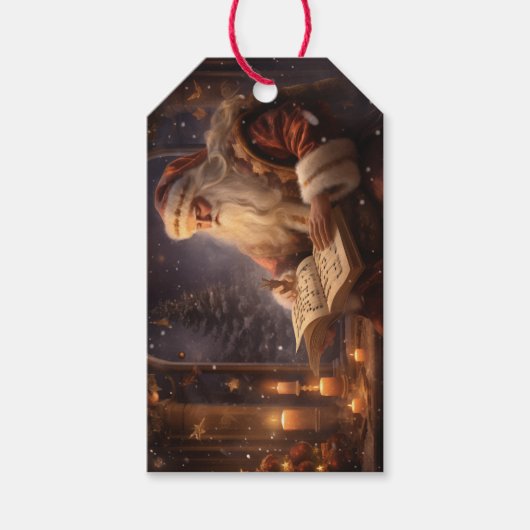 Old World Santa Geschenkanhänger (Vorderseite)