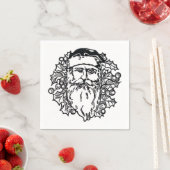Old World Santa Paper Napkin Serviette (Beispiel)