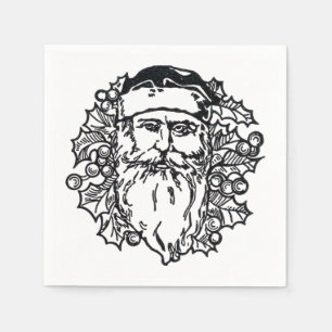 Old World Santa Paper Napkin Serviette