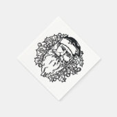 Old World Santa Paper Napkin Serviette (Ecke)