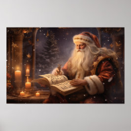 Old World Santa Poster