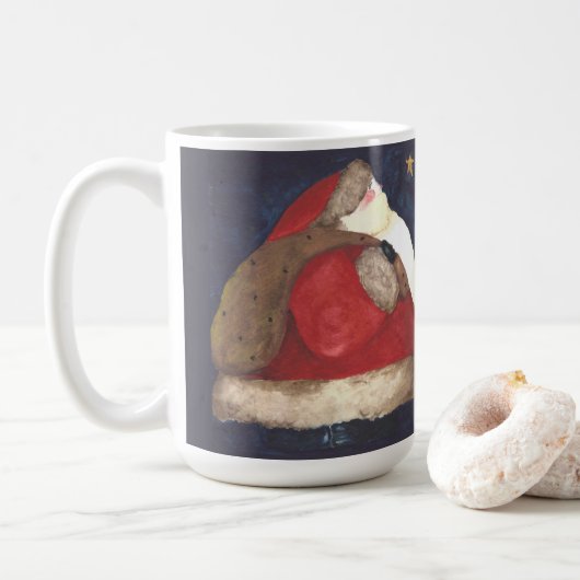 Old World Santa Tasse - Blau (Mit Donut)