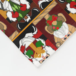 Old World Santas farbenfrohe Fleece Blanket