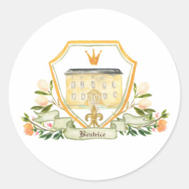 Old World Shakespeare | Fairytale Runder Aufkleber