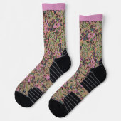 Old World Victoria Chic Pink Design Socken (Links)
