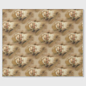 Old World Viktorianisch Santa Claus ver2 Geschenkpapier (Flach)