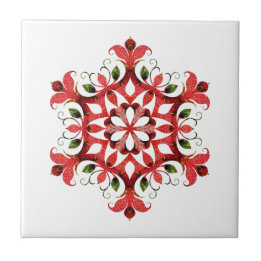 Old World Vintag Country Red Design Keramik Tile Fliese